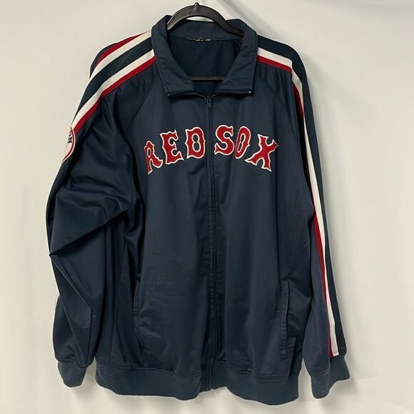 BOSTON RED SOX VINTAGE ZIP UP JACKET MENS FTL-07-238 - Picture 1 of 7